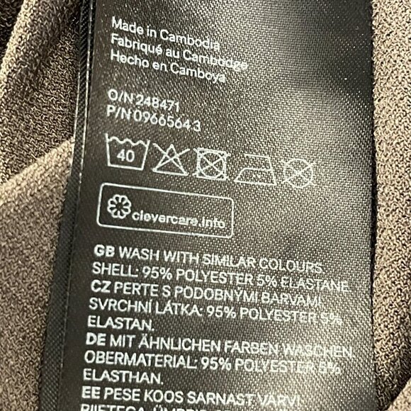 H&M Blouse Women's Large Brown Pullover Sleeveless - Picture 12 of 12